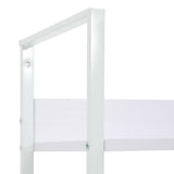 3-Layer Book Shelf White 60x27.6x90.5 cm Engineered Wood 288220