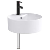 Bathroom Wash Basin Matte Black 40.5 x 40.5 x 15 cm Metal 890233