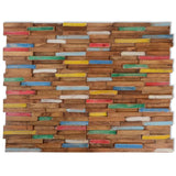 Wall Cladding Panels 10 pcs 1.03 m Solid Teak Wood 326169
