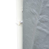 Tent Fabric without Frame Grey 12 x 6 m PE 43863