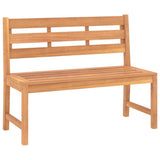 316634 Garden Bench 114 cm Solid Teak Wood