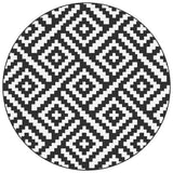 Outdoor Carpet ARAKIL White and Black 200 cm PP 368580