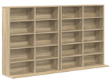 CD Cabinet 2 pcs Sonoma Oak 65 x 23.5 x 97.5 cm Engineered Wood 8012679