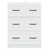 Drawer Cabinet White 66 x 34.5 x 87 cm Engineered Wood 895755