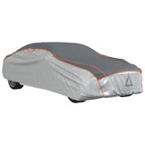 ZNTS Car Cover for Sedan Hail Protection Full M Grey and Silver 4008944