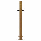 Garden Gate 100x75 cm Corten Steel Bamboo Design 153184