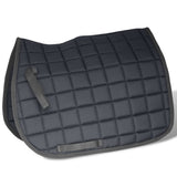 Horse Riding Saddle Black Leather 17.5 inch Durable 90645
