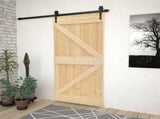 Door NARVIK 100 x 210 cm Solid Pine Wood Natural 351044