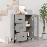 Sideboard Concrete Grey 69.5x34x90 cm Engineered Wood 812217