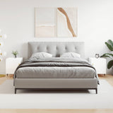 Bedside Cabinets 2 pcs High Gloss White 40x40x50 cm Engineered Wood 827521