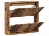 Wall-Mounted Shoe Cabinet EDE 71 x 17 x 86 cm Engineered Wood 895983