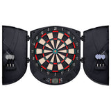 Electric Dartboard with Darts Black Polypropylene 93580