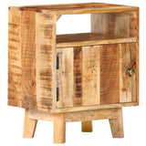 Bedside Table 40x30x50 cm Rough Mango Wood 320928