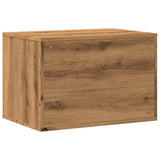 Cat Litter Box Enclosure Artisian Oak 60x40x40 cm Engineered Wood 857732