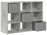 Sideboard with Drawer Concrete Grey 73.5 x 24 x 69.5 cm 8000479