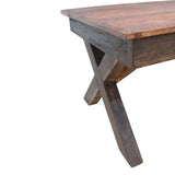 Coffee Table Mixed Recycled Wood 110x60x45 cm 244492
