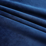 ZNTS Blackout Curtains 2 pcs with Hooks Velvet Dark Blue 140x225 cm 134533
