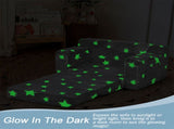 2-in-1 Convertible Toddler Fold Out Sofa Bed with Washable CoverSofa & Glowing Star, Baby Armchair 99775539