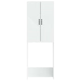 Toilet Cabinet HAARLEM White 66 x 25.5 x 190 cm Engineered Wood 896915