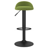Bar Stool Light Green Velvet 333592