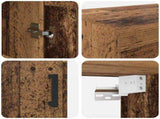 Wall-mounted Cabinet 2 pcs Old Wood 69.5 x 34 x 90 cm 3415563