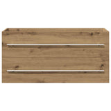Bathroom Sink Cabinet Artisan Oak 100x38.5x48 cm Engineered Wood 862537