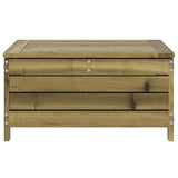 Garden Footstool 62x63.5x32 cm Impregnated Wood Pine 844902