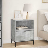 Bedside Cabinet Concrete grey 49 x 36 x 61 cm Engineered wood 883480