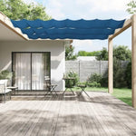 ZNTS Vertical Awning Blue 60x800 cm Oxford Fabric 148448
