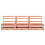 Garden Sofas Armless 3 pcs 70x70x67 cm Solid Wood Douglas 837933