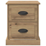 Bedside Cabinet with Drawer 2 pcs Artisan Oak 39 x 39 x 47.5 cm 881331