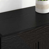 Wall-mounted Cabinet 2 pcs Black Oak 69.5 x 34 x 90 cm 3415592