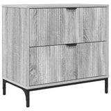 Bedside Table Grey sonoma 63.5 x 36 x 61 cm Engineered wood 883470