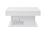 360&degRotating coffee table, Highgloss Lift-Top Centre Table with 1 drawers, Rotating Lifting Sofa N605P374204W
