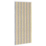Insect Curtain Chenille Grey and Beige 100 x 220 cm 100% PP 42034466