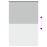 Roller Blind Blackout Light Grey 155x230 cm Fabric Width 151.6 cm Polyester 4011477