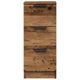 Sideboards 2 pcs Old Wood 30x30x70 cm Engineered Wood 856956