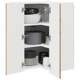 Wall Corner Cabinet LUCCA Artisan Oak 57 x 57 x 80 cm 885084