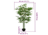 Artificial Bambo Tree 2 pcs Green 45 x 18 x 175 cm 42042063