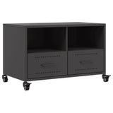 TV Cabinet Black 68x39x43.5 cm Steel 846698
