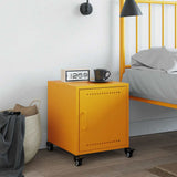 Bedside Cabinet Mustard Yellow 36x39x43.5 cm Steel 846620