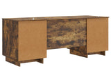 Desk Smoked Oak Engineered Wood 142.5 x 50 x 75 cm 3414572