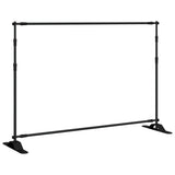 Backdrop Stand Black 305x243 cm Steel 190268