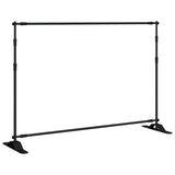 Backdrop Stands 2 pcs Black 305x243 cm Steel 3187467