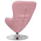 Egg Chair Pink 63 x 73 x 90 cm Velvet 42002728