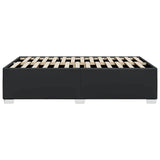 Bed Frame without Mattress Black Full Faux Leather 3284579