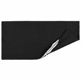 Cushion with Pillow HEERLEN 6 pcs Black Fabric 924936
