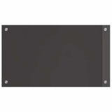 Kitchen Backsplash 2 pcs Dark Grey 70 x 40 cm Tempered Glass 3415458