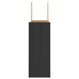 Paper Bags 250 pcs with Handles Black 21x11x28 cm 4101643