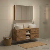 Bathroom Furniture Set 4 pcs Artisan Oak 3407030